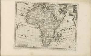Kaart van Afrika Afrika, a Messieurs de l