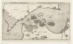Kaart van de zeeslag tussen de Zweedse en Deense vloten in de Belt, 1644 A dán Orsundti-szoros legpontosabb térképe Svéd, Dánia és Hollandia királyával classibg. Ao. 1644 (cím a tárgyon) Eigentliche Delineatio des Berumpten passzol. Or. Sündt in De alkotó: Anonymous