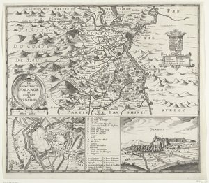 Az Orange Hercegség térképe, 1639 La Principaute d