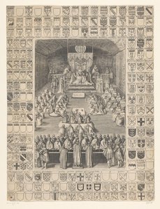 I. Károly megnyitja az 1628-as országgyűlés ülését alkotó: Anonymous