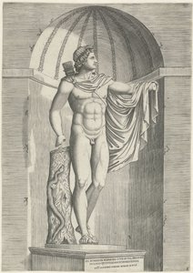 Klasszikus szobor Apollo Belvedere fülkében alkotó: Anonymous