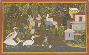 Krishna Met Baksura alkotó: Anonymous