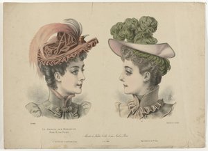 Le Journal des Modistes, 1892.11.1., No. 1916: Modes de Julia Coll (...) alkotó: Anonymous