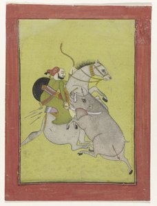 Maharao Umed Singh a Bundicból Maharaja Umed Singh, megöl egy vaddisznót alkotó: Anonymous