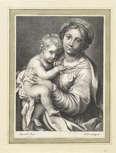 Mária gyermekével alkotó: Anonymous