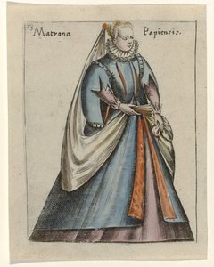 Matrona Papiensis A különböző nemzetek attitűdjei (...) (sorozat címe) alkotó: Anonymous