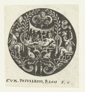 Medallion Lédával alkotó: Anonymous