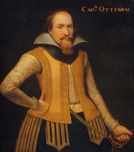 Otto Brahe portréja, a Zéland felosztását célzó dánok kapitánya, aki 1610-ben Brandenburg szolgálatába állt. alkotó: Anonymous