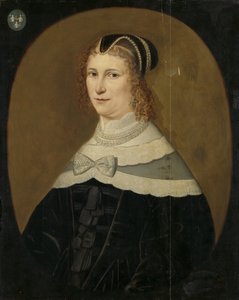 Egy nő portréja, Theodora de Visscher, Jacob Rijswijk felesége alkotó: Anonymous