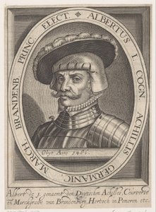 Albrecht III Achilles brandenburgi választófejedelem portréja alkotó: Anonymous
