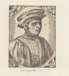 Francesco Bussone portréja Carmagnolából alkotó: Anonymous