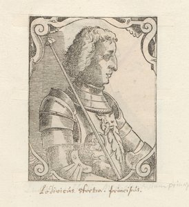 Ludovico Sforza portréja alkotó: Anonymous