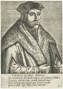 Thomas More portréja Thomas Morvs Anglvs (cím a tárgyon) alkotó: Anonymous