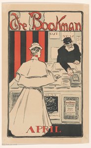 A The Bookman magazin 1896. áprilisi számának reklámja alkotó: Anonymous