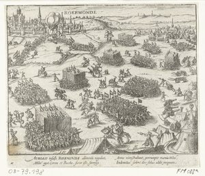 Roermondot Orániai Vilmos vette el, 1572 alkotó: Anonymous