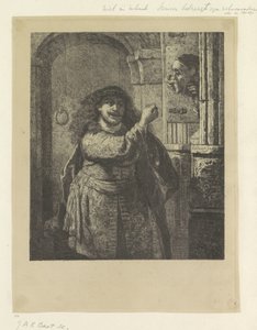 Sámson megvádolja apósát Recueil de quatre-vingt-cinq estampes originales (sorozat címe) alkotó: Anonymous
