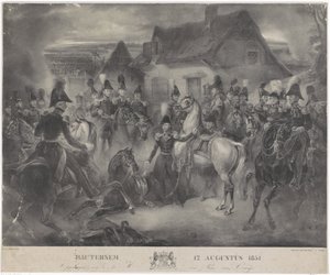 Boutersemi csata, 1831 Bautersem 1831. augusztus 12. (cím a tárgyon) alkotó: Anonymous