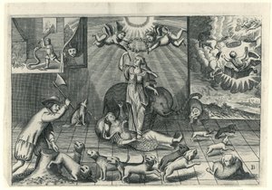 Karikatúra az angolokról, 1673 alkotó: Anonymous