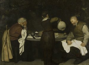Vacsora Emmausban alkotó: Anonymous