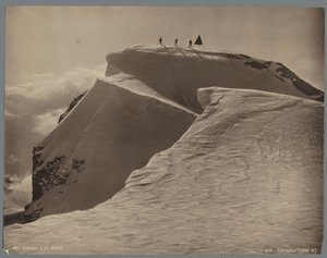 A Titlis teteje Engelberg közelében, Svájcban Titlisspitze [3239 m] (cím az objektumon) alkotó: Anonymous