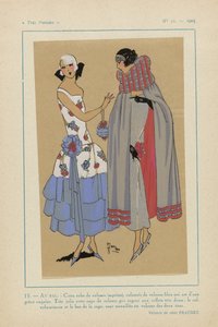 Nagyon párizsi, 1923, 11: 15. - AU BAL. - Ez a bársony ruha... alkotó: Anonymous