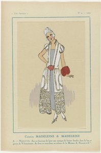 Nagyon párizsi, 1923, 4. sz.: 8. - MARQUISE. Egy hüvelyen... alkotó: Anonymous