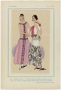 Nagyon párizsi, 1923, 5. sz.: 15.- ARMENONVILLE. - 1. Egy estélyi ruha... alkotó: Anonymous