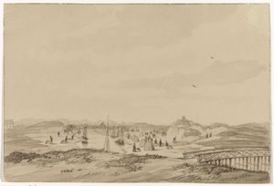 Homokásás a Hága melletti dűnékben, 1846 alkotó: Anonymous