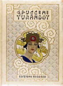 A Turandot című könyv borítója, Giacomo Puccini par Anonymous alkotó: Anonymous Anonymous