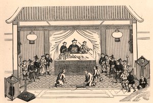 Keresztényüldözés: Augustus Chapdelaine francia misszionárius pap (1814-1856) vértanúhalálának előkészületei a kínai Sy-lin-hienben (Sy lin hien) február 27-én alkotó: Anonymous Anonymous