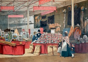 Colonial Products Pavilion a londoni világkiállításon. 1851. London, Victoria and Albert Museum alkotó: Anonymous Anonymous