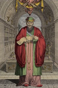 Konfuciusz (551-479) Kr. e. metszet - Konfuciusz (vagy Kong Fu Zi vagy KongZi) (Kr. e. 551-479). alkotó: Anonymous Anonymous