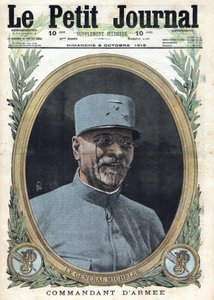 Első világháború 1914-1918 (14-18. háború). Joseph Alfred Micheler tábornok (1861-1931) portréja a „Le Petit Journal”, 1916.08.10. alkotó: Anonymous Anonymous