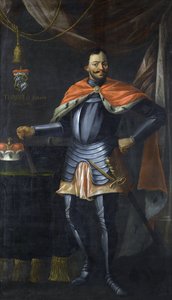 Frederic V du Palatinat (Frederic V de Wittelsbach Simmern, Prince electeur et comte palatin du Rhin, roi de Boheme) - V. Frigyes (1596-1632), Elector Palatinus - Anonymous - c. 1620-1630 - Olaj, vászon - 239x140 - Magángyűjtemény alkotó: Anonymous Anonymous