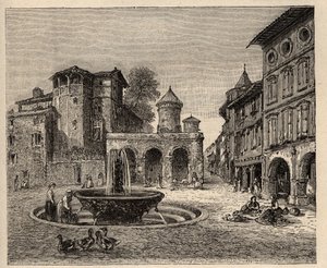 Gaillac - Tarn - Occitanie - metszet "" PATRIE" - PECTUREQUIREQUE FRANCIAORSZÁG LEÍRÁSA 6 KÖTETÉSBEN LUCIEN HUARD - 19. század vége alkotó: Anonymous Anonymous