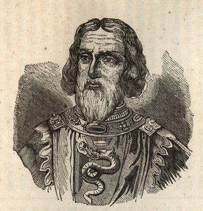 Galeas I Visconti - Galeazzo I Visconti - Galeazzo first Visconti - 1277-1328 - metszet alkotó: Anonymous Anonymous