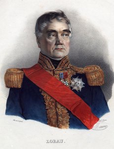Georges Mouton de Lobau (1770-1838), Franciaország marsallja - Anonymous - 1835 - Litográfia, akvarell - 32x24 - Magángyűjtemény alkotó: Anonymous Anonymous
