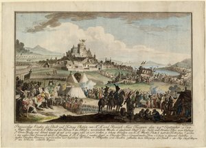 Guerre russo-turque de 1787-1792 – Khotyn elfoglalása az orosz hadsereg által szeptember 29-én alkotó: Anonymous Anonymous