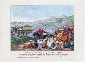 Guerre russo-turque de 1828-1829 – Az anapai erőd bukása június 23-án alkotó: Anonymous Anonymous
