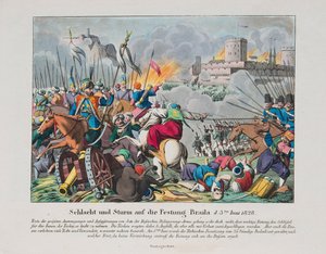 Guerre russo-turque de 1828-1829 - A Brailov-erőd megtámadása június 15-én alkotó: Anonymous Anonymous