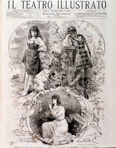 Illusztráció Mignonhoz, Ambroise Thomas operája (metszet alkotó: Anonymous Anonymous