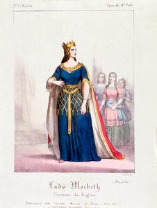 Macbeth királynő karaktere Giuseppe Verdi Macbeth-operájában alkotó: Anonymous Anonymous