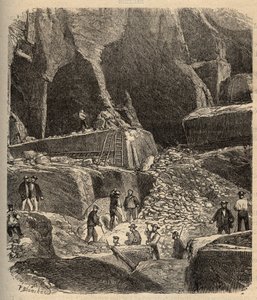Saint-Genies (Saint Genies) márványbánya - Dordogne - "" PATRIE" vésés" - LEÍRÁS PINTUREQUIREQUE DE LA FRANCE EN 6 KÖTET: LUCIEN HUARD - 19. század vége alkotó: Anonymous Anonymous