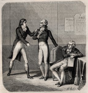 Maximilien Robespierre – Louis de Saint-Just (Saint-Just alkotó: Anonymous Anonymous