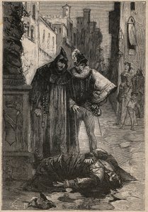 Ercole Strozzi meggyilkolása Ferrarában június 6-án alkotó: Anonymous Anonymous