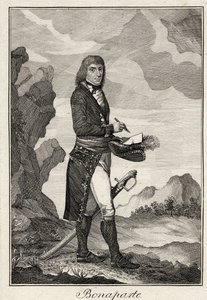 Napoleon Bonaparte - Anonymous - 1797 - Rézmetszet - 16,2x11,1 - Magángyűjtemény alkotó: Anonymous Anonymous
