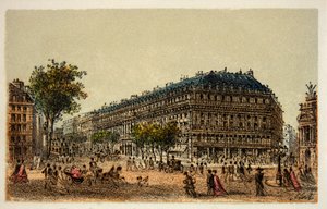 Párizs 1874: Boulevard des Capucines, Magángyűjtemény alkotó: Anonymous Anonymous