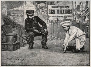 Balls része. Metszet a 19. század végéről. Magángyűjtemény. alkotó: Anonymous Anonymous
