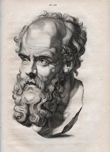Fiziognómia - Fiziognómia - a görög filozófus, Szókratész (i.e. 469-399) (Szókratész mellszobra (i.e. 469-399), athéni filozófus) 1808-as metszete „Az emberek megismerésének művészete a fiziognómián keresztül”, Gapar Gapar. (Gaspard) Lavater (1841-1801) - alkotó: Anonymous Anonymous