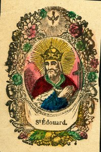 Jámbor kép: Mártír Edward (Epinal-i metszet) alkotó: Anonymous Anonymous